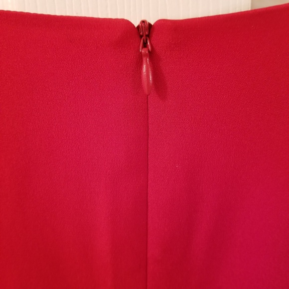 Hugo Buscati Red 100% Silk Dress - Picture 4 of 5